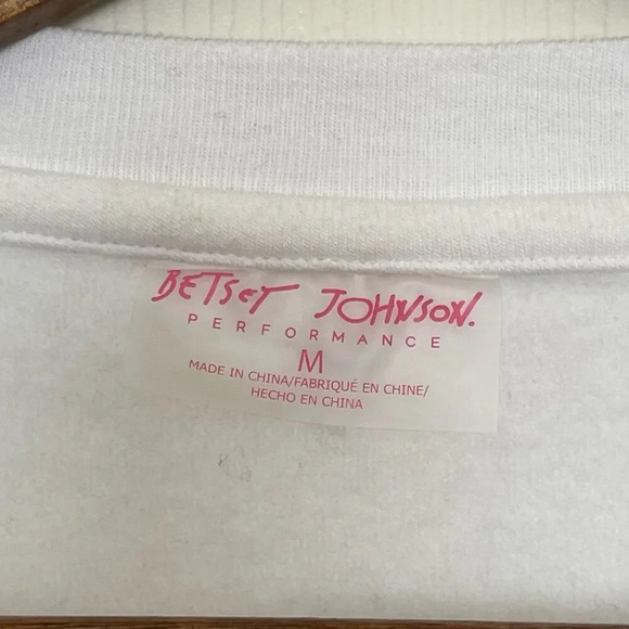 Betsey Johnson Performance Sparkle and Shine Crew Neck Sweater Size M Y2K - Picture 4 of 7